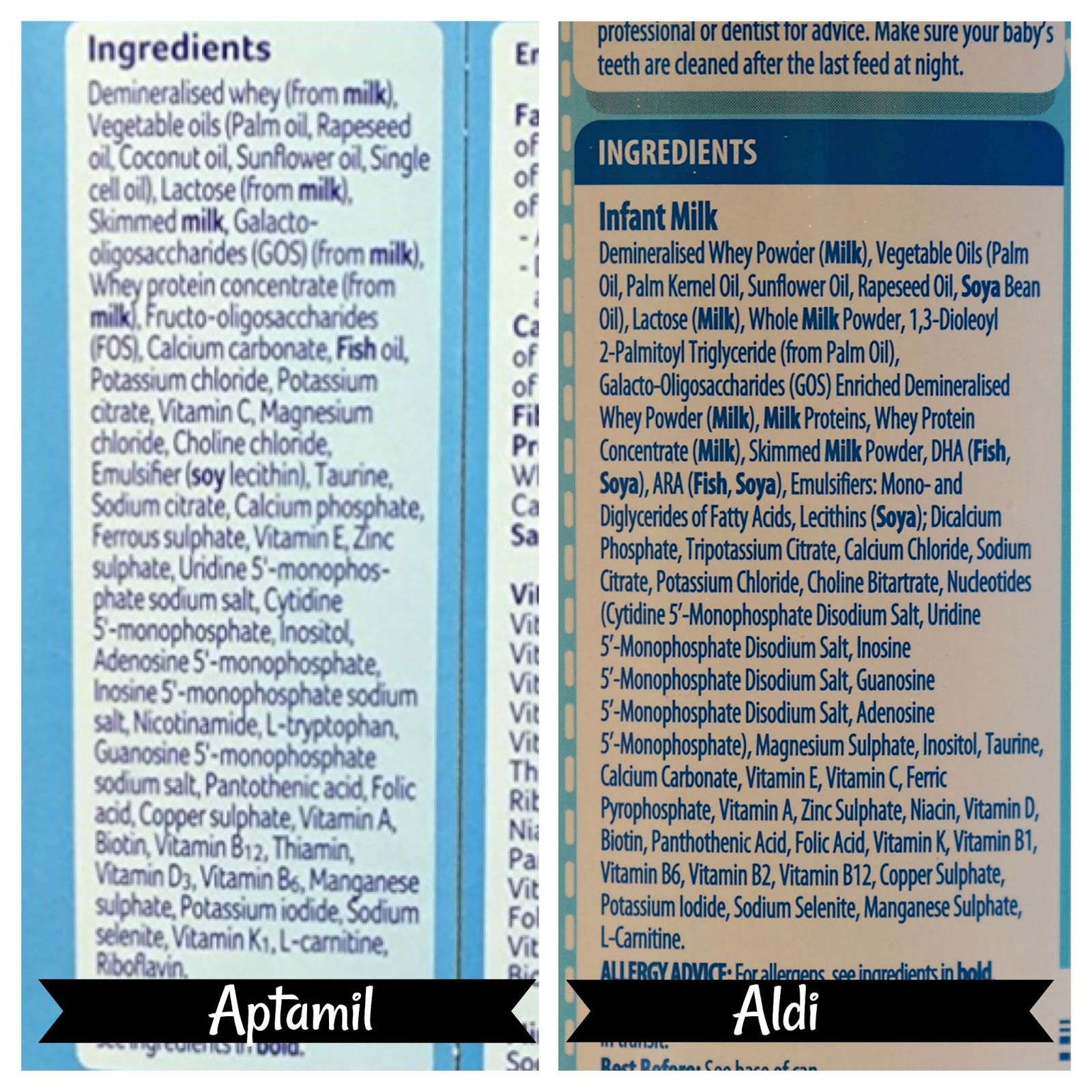 Aldi Baby Milk Review (Aptamil comparison) | Not Your Average | Bloglovin’